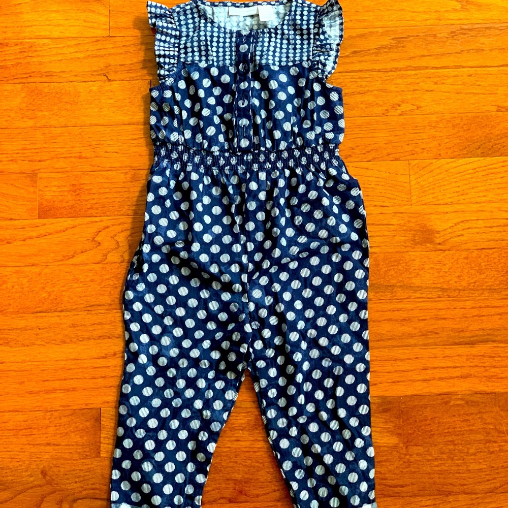 Navy and white girls 18 month jumper